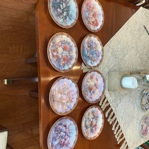 Set of 8 limited edition plate set by Lena Lou